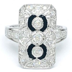 Daniel Waknine 18k White Gold Diamond Ring